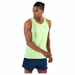Nike Wild Run Rise 365 Tank Green/Yellow Grön Sale