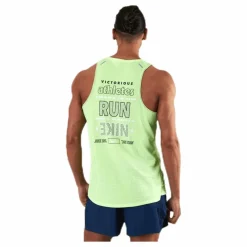 Nike Wild Run Rise 365 Tank Green/Yellow Grön Sale