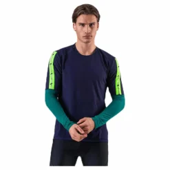 Nike Wild Run Top LS Blue/Green Svart Outlet