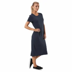 Only Willow Life S/S Dress Blue Blå New