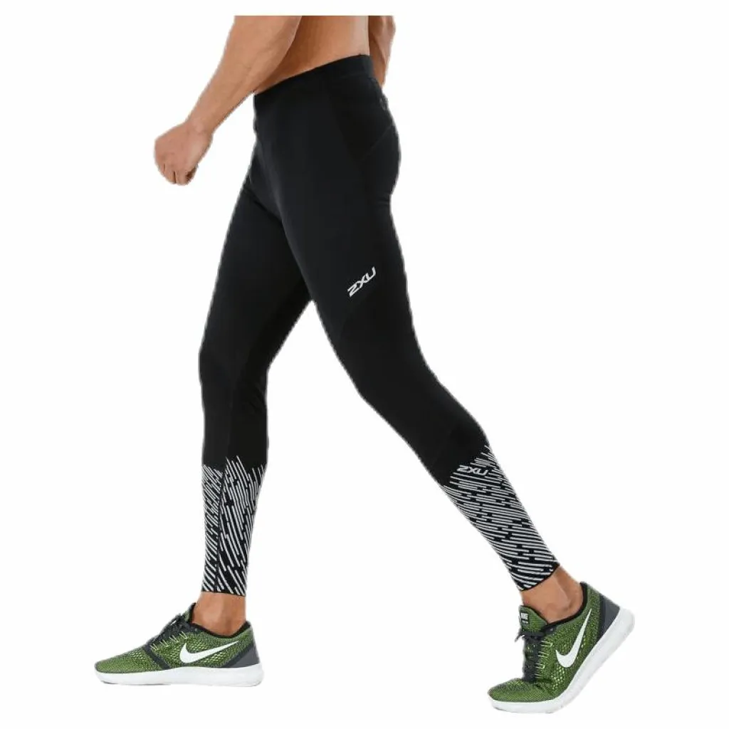 2XU Wind Defence Compression Tights M Black/Silver Svart och Silver Outlet