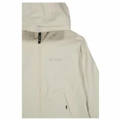 Tenson Winga Rain Jacket Women Sustained Grey Beige New