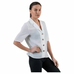 Only Winner Button Shirt White Vit Outlet
