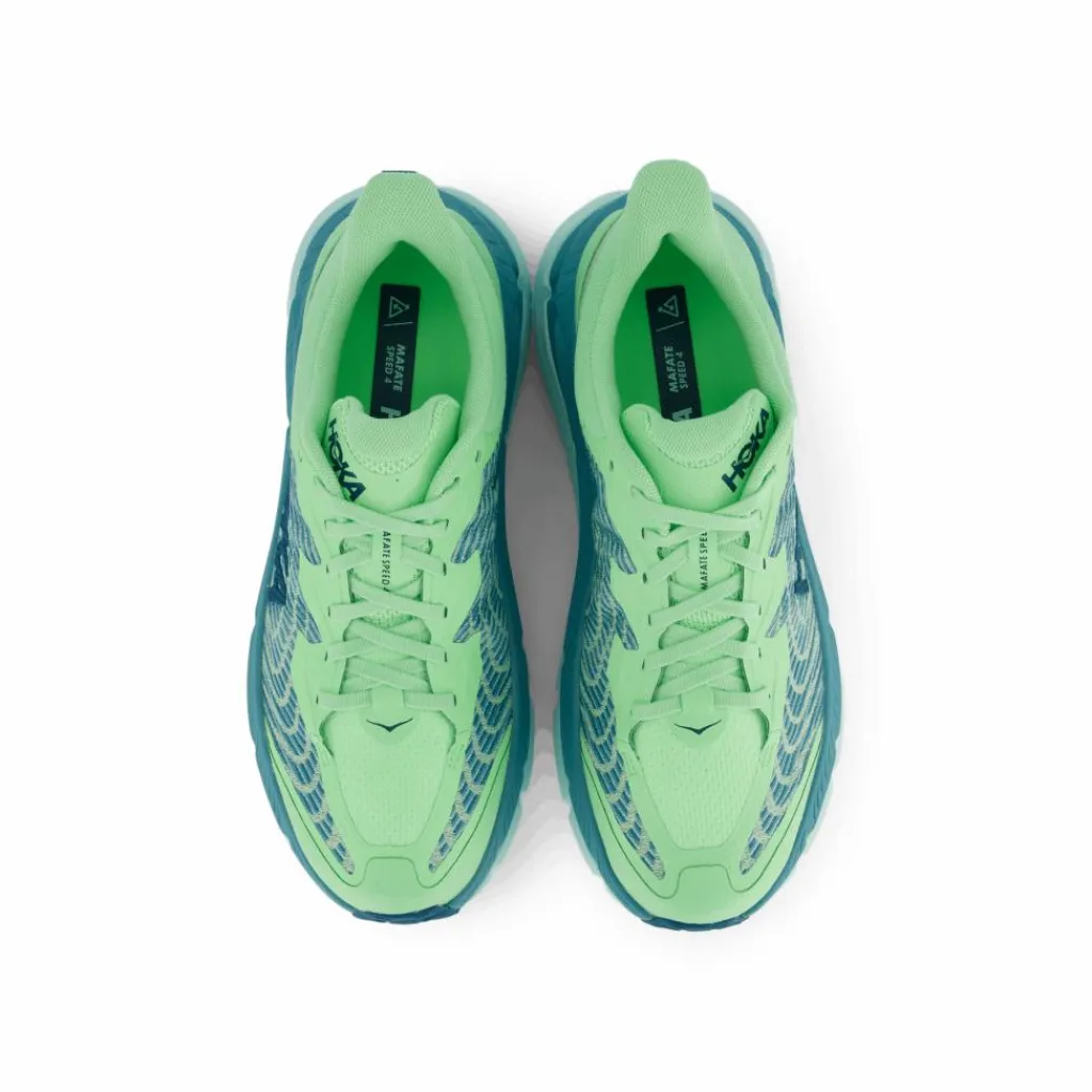 W mafate speed 4 Lime glow / ocean mist*Hoka Outlet