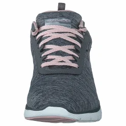 Skechers Womens Flex Appeal 3.0 - Jer's Gylp Gray Light Pink Grå Best