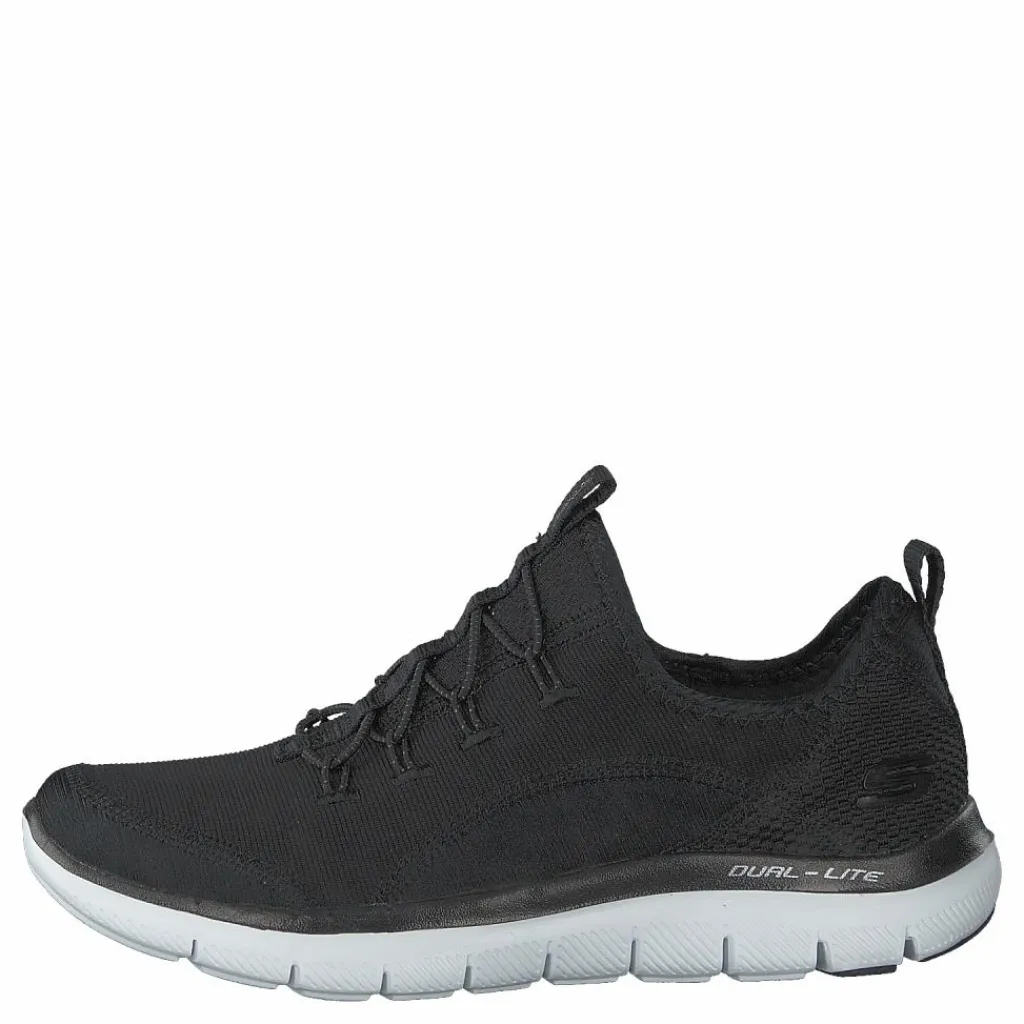 Skechers Womens Flex Appeal 2.0 Bkw Svart Discount
