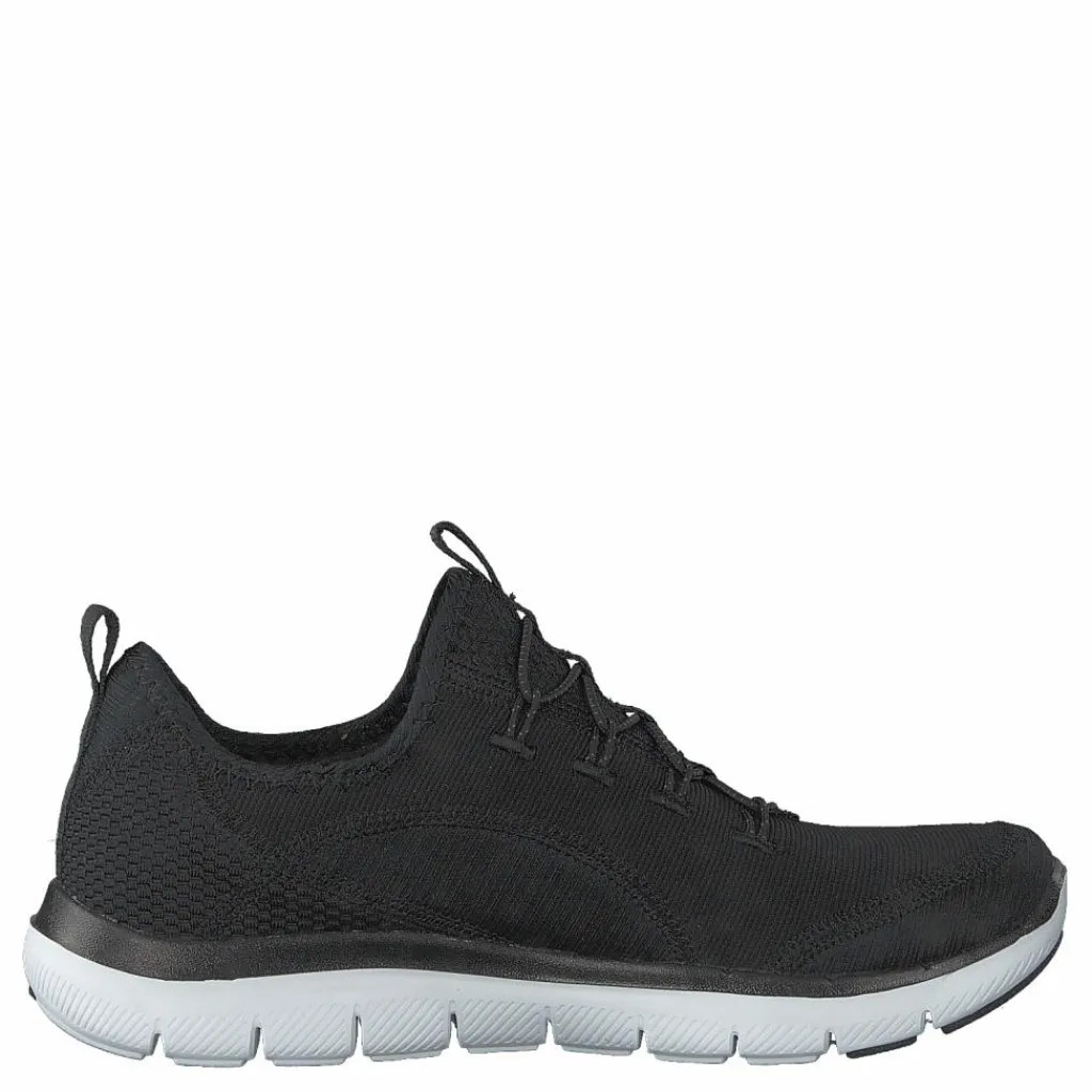 Skechers Womens Flex Appeal 2.0 Bkw Svart Discount