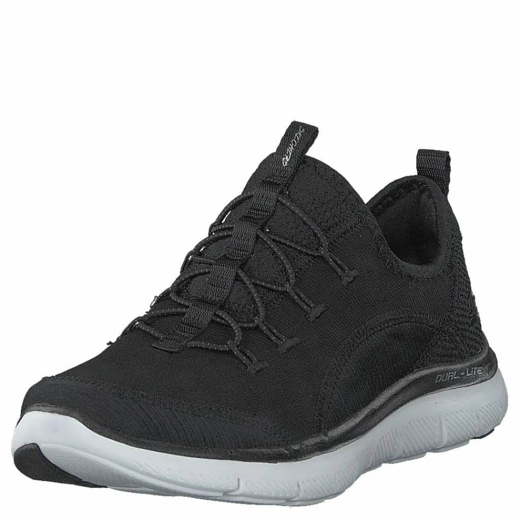 Skechers Womens Flex Appeal 2.0 Bkw Svart Discount