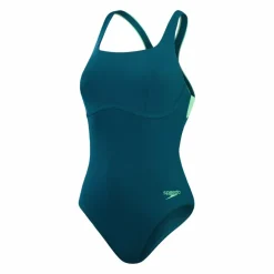 Womens Flex Band Swimsuit With Blue/green*Speedo Discount