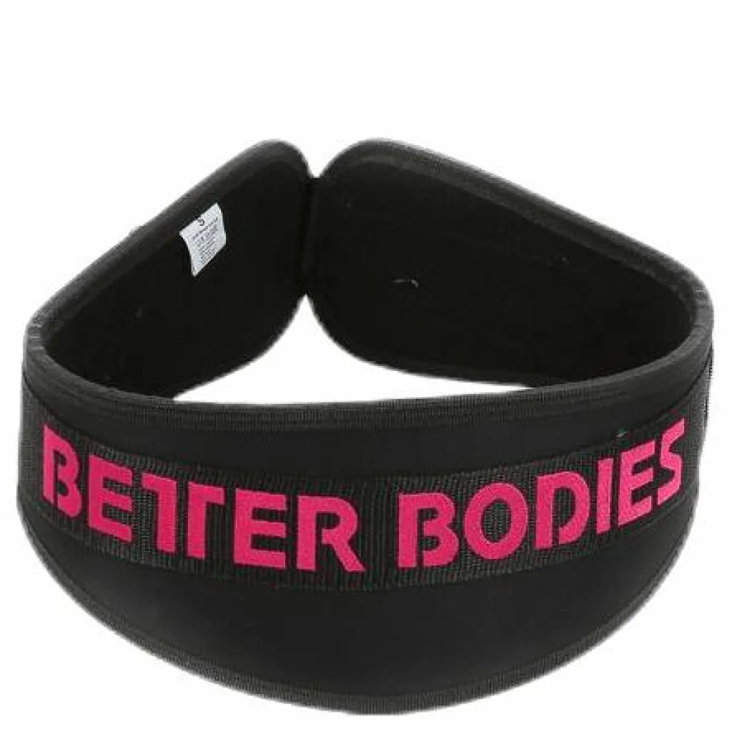 Better Bodies Womens Gym Belt Pink/Black Rosa och Svart Outlet