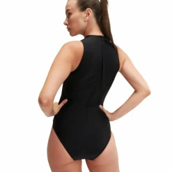 Speedo Womens Hydrasuit Black Svart Outlet