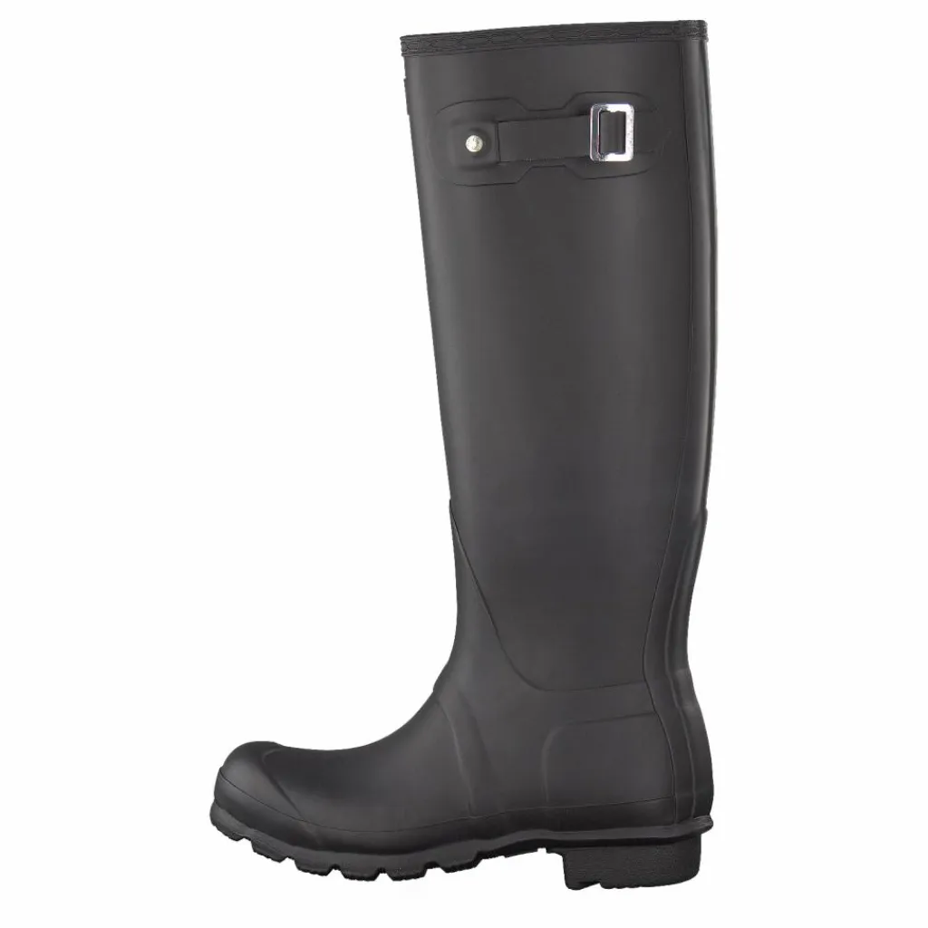 Hunter Women's Original Tall Black Svart och Grå Sale