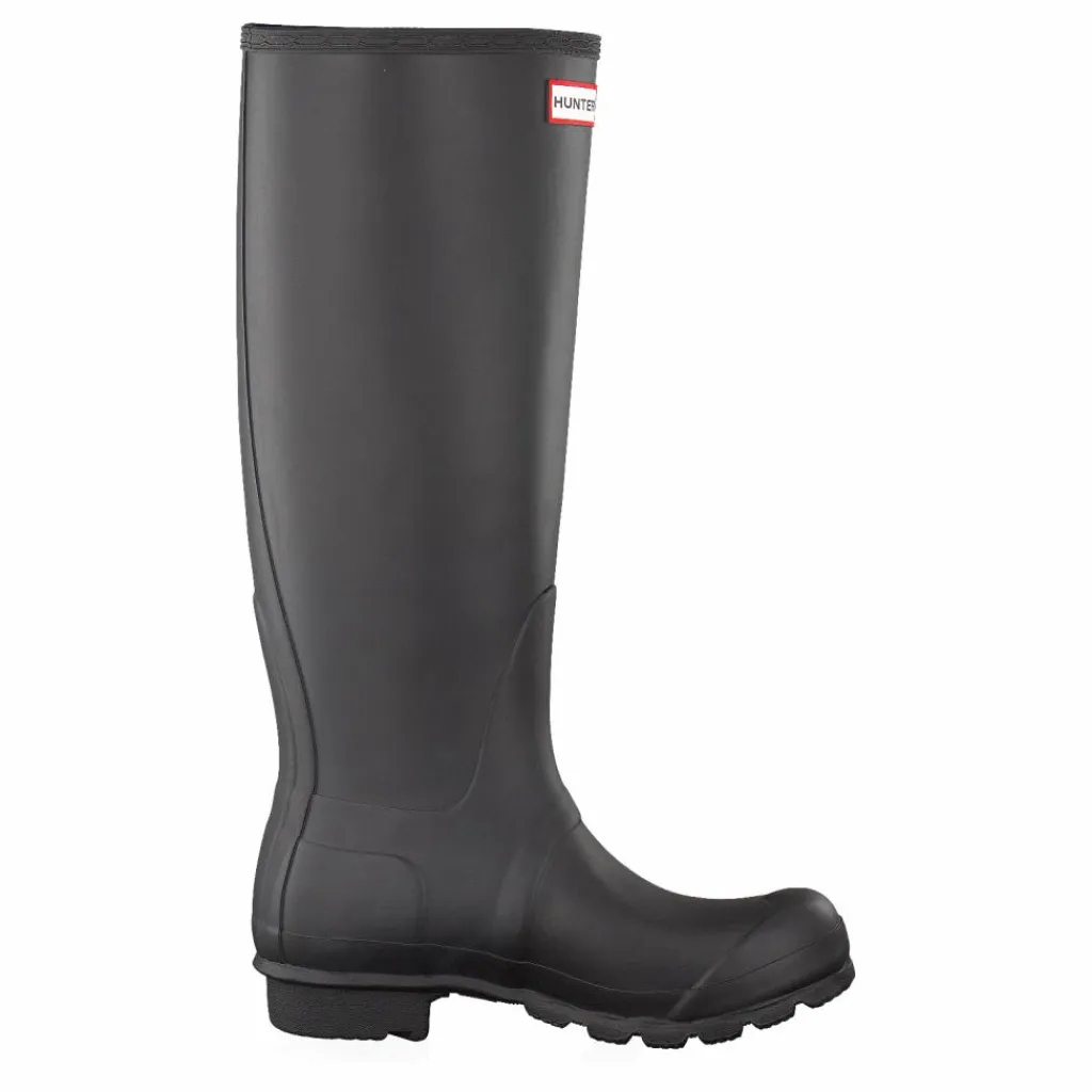Hunter Women's Original Tall Black Svart och Grå Sale