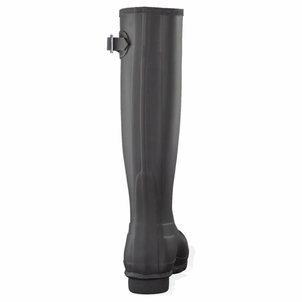 Hunter Women's Original Tall Black Svart och Grå Sale