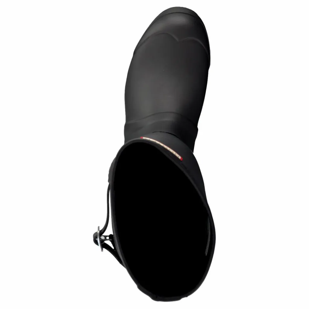Hunter Women's Original Tall Black Svart och Grå Sale