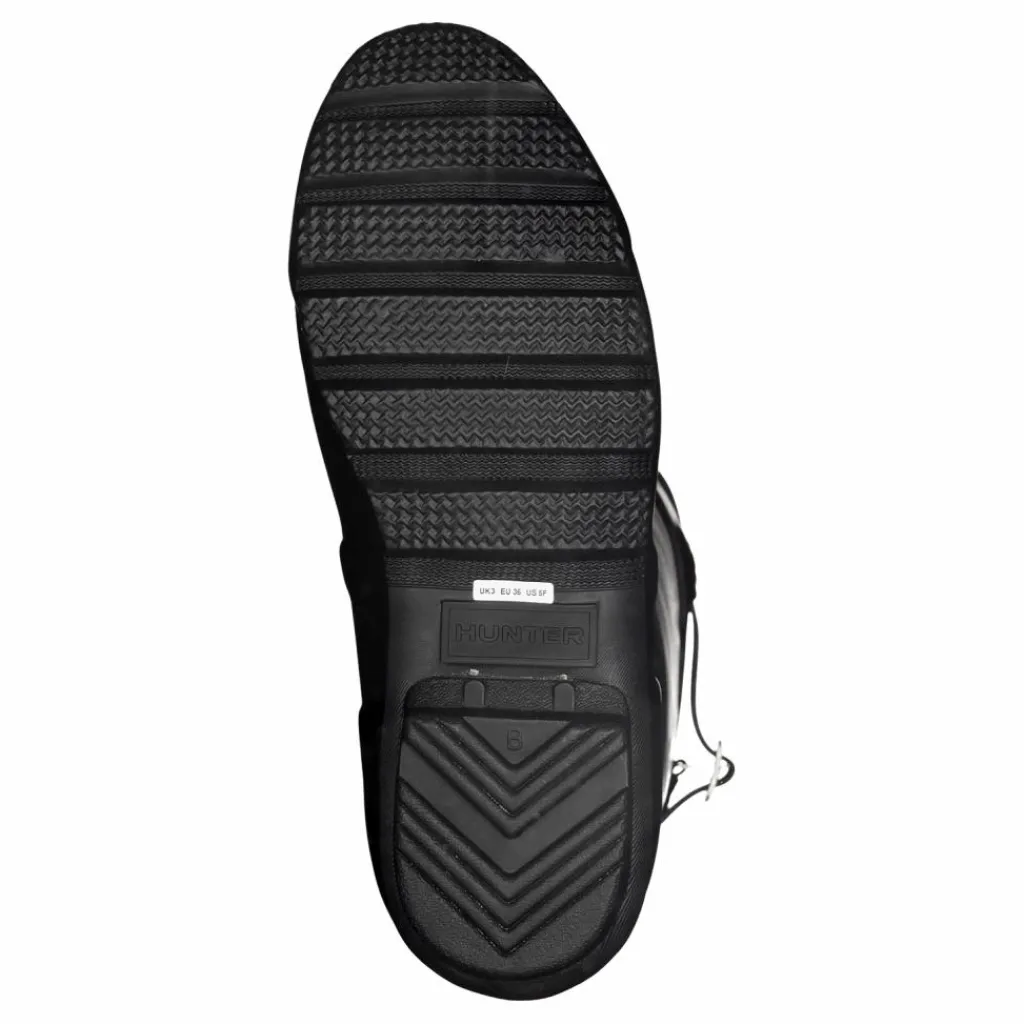 Hunter Women's Original Tall Black Svart och Grå Sale