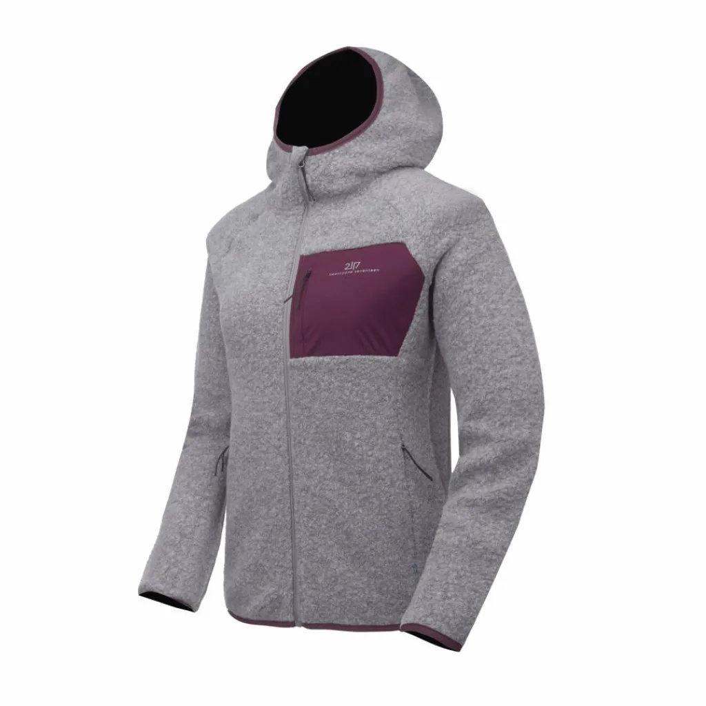 Women’S Wool Pile Hoodie Skord Grey*2117 of Sweden Hot