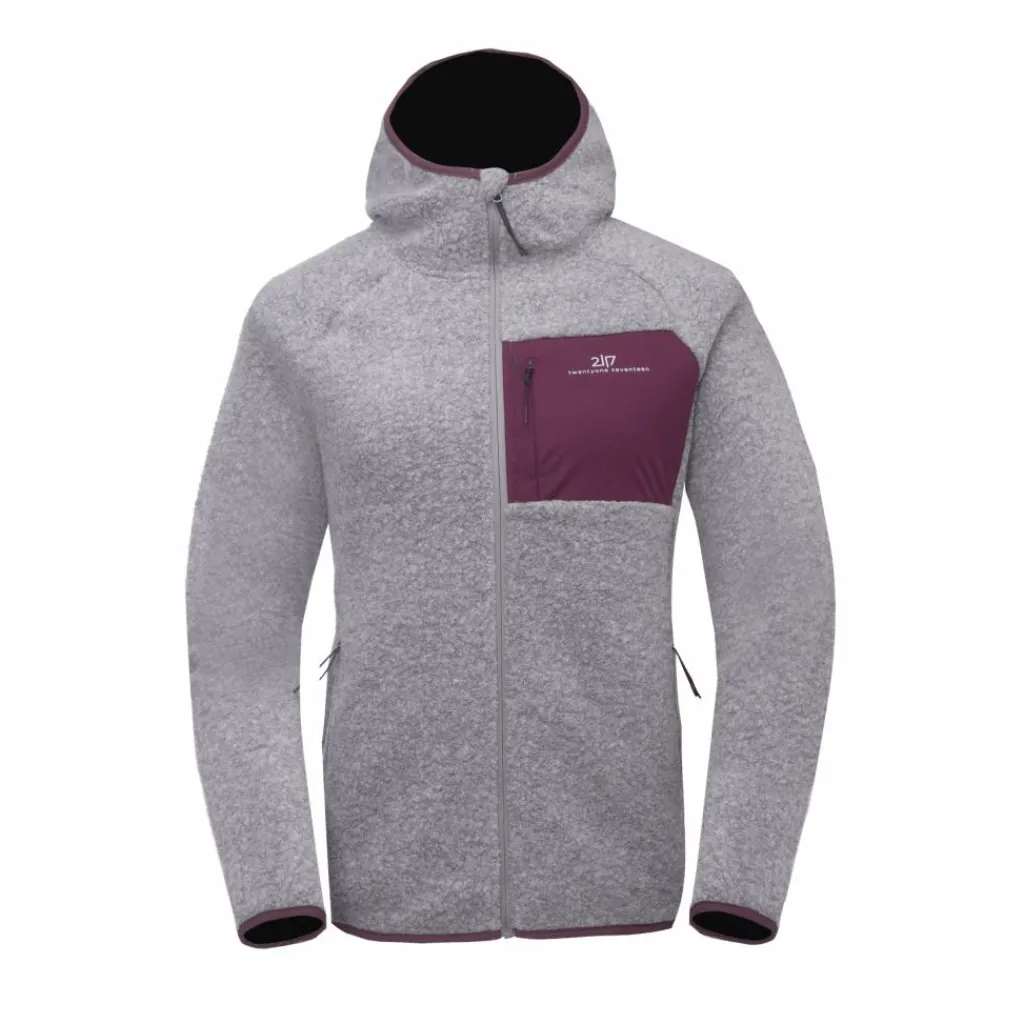 Women’S Wool Pile Hoodie Skord Grey*2117 of Sweden Hot