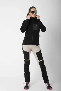 2117 of Sweden Women’S Wool Pile Hoodie Skord Black Best
