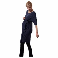 Boob Wonton Dress Blue Blå Sale