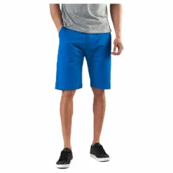 Marine Woodbridge Twill Shorts Blue Blå