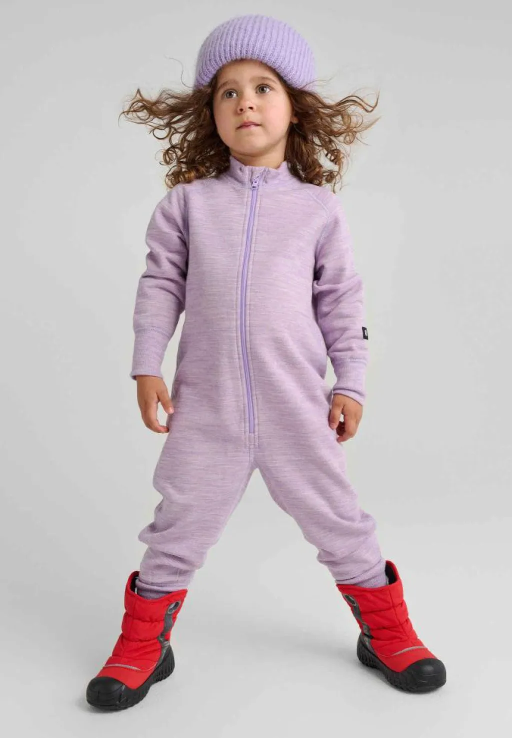 Reima Wool Overall, Parvin Blooming Lilac Purple Best