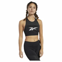Reebok Wor Bralette Black/Silver Svart Outlet