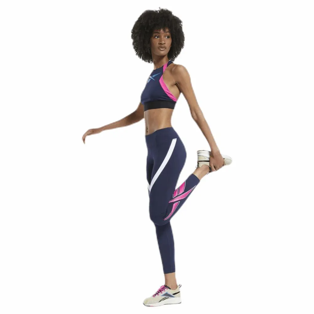 Reebok WOR Logo Tight Blue Svart Outlet