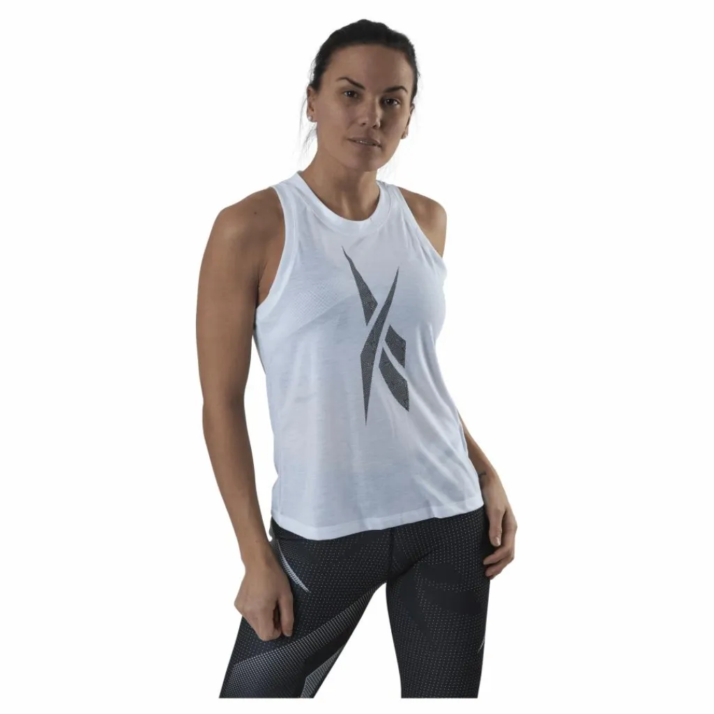 Reebok Wor Sup Bl Tank White Vit Discount