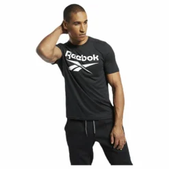 Wor Sup Graphic SS Tee Black*Reebok Discount