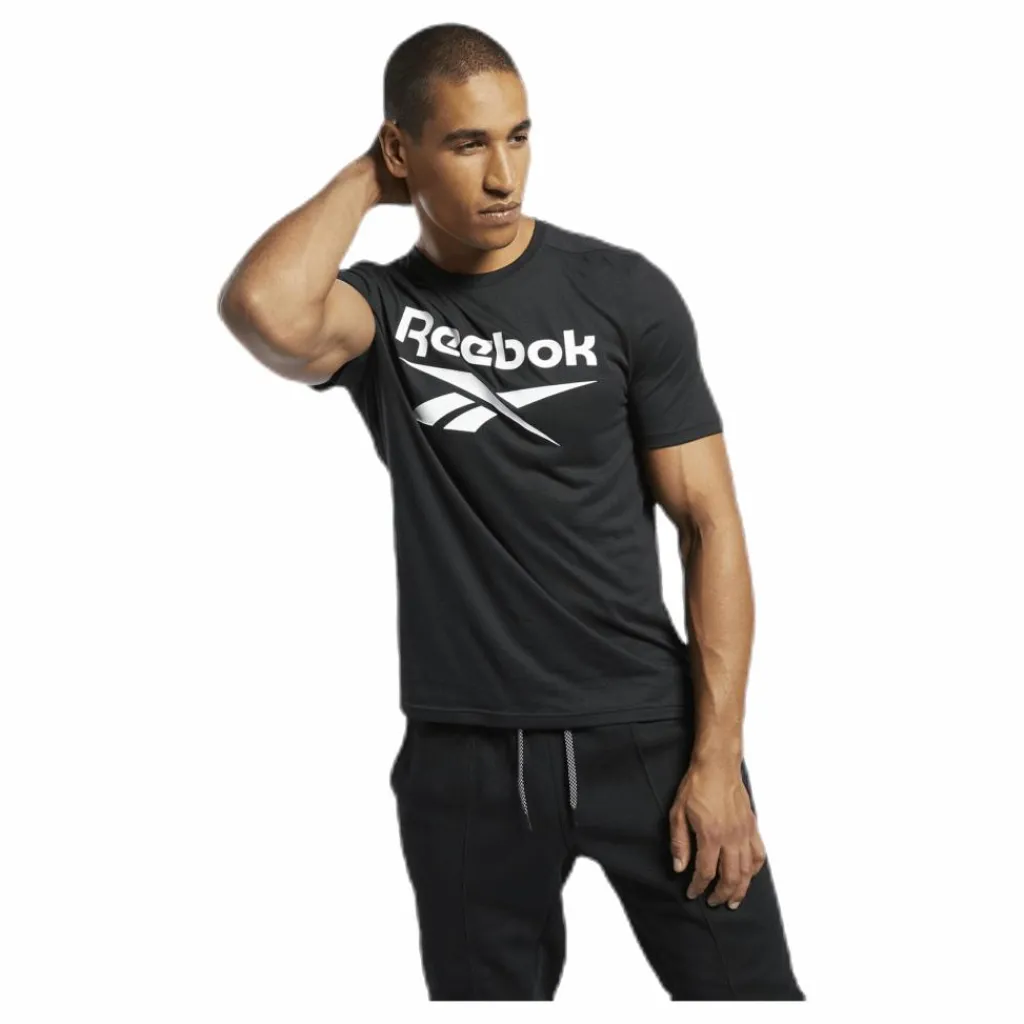 Wor Sup Graphic SS Tee Black*Reebok Discount