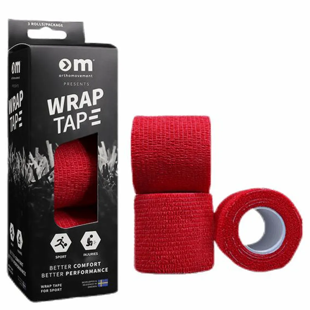 Wrap Tape 5CM/4,5M x3 Red*Ortho Movement Online