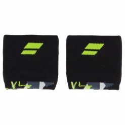 Babolat Wristband Logo Grey/aero Gray Yellow Svart Hot