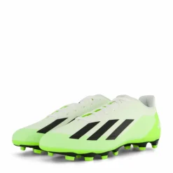 adidas X Crazyfast.4 Flexible Ground Boots Cloud White / Core Black / Lucid Lemon Svart och Vit Best