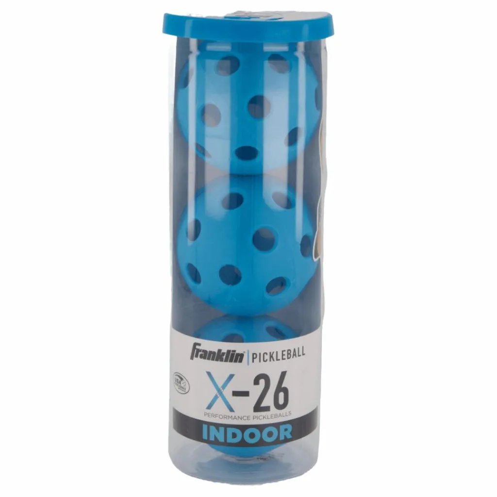 Franklin X-26 Indoor Pickleball 3 Pck. Blue Blå Discount