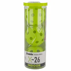 X-26 Indoor Pickleball 3 Pck. Lime-white*Franklin Clearance