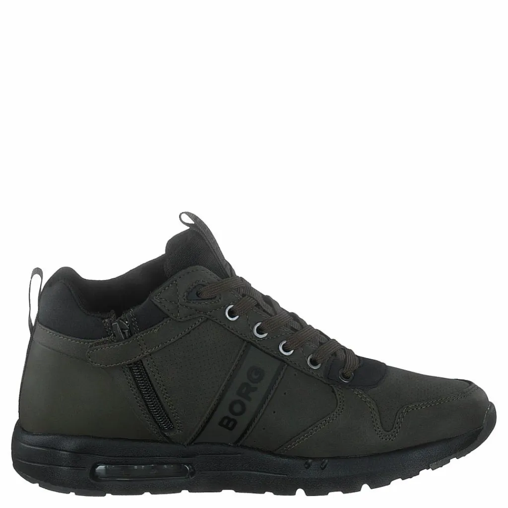 Björn Borg X1000 Mid Ctr K Olive-black Svart
