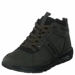 Björn Borg X1000 Mid Ctr K Olive-black Svart