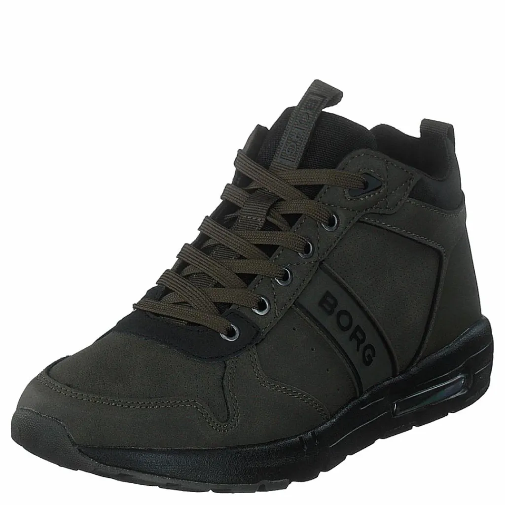 Björn Borg X1000 Mid Ctr K Olive-black Svart