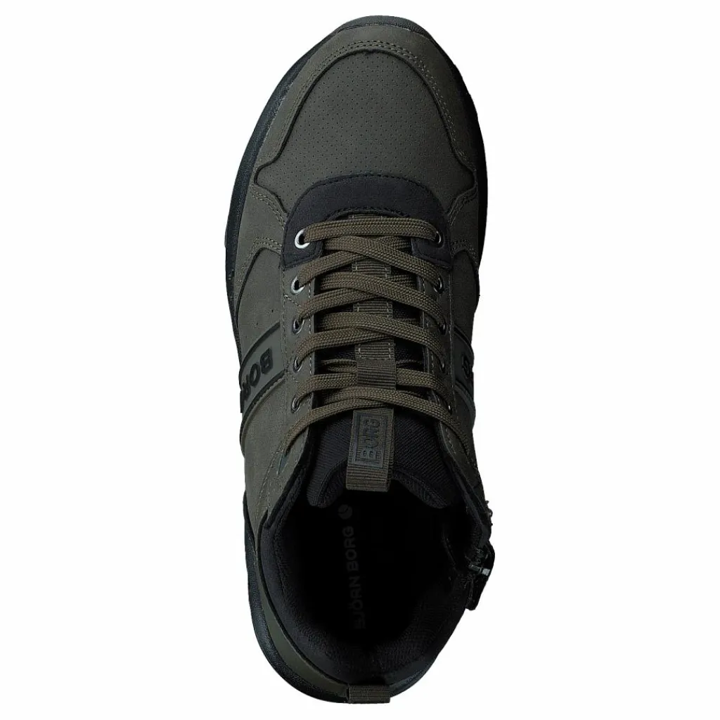 Björn Borg X1000 Mid Ctr K Olive-black Svart
