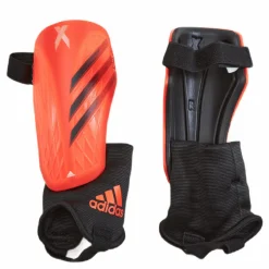 X Shinguard Match Junior Solar Red / White / Solar Yellow / Black*adidas Discount