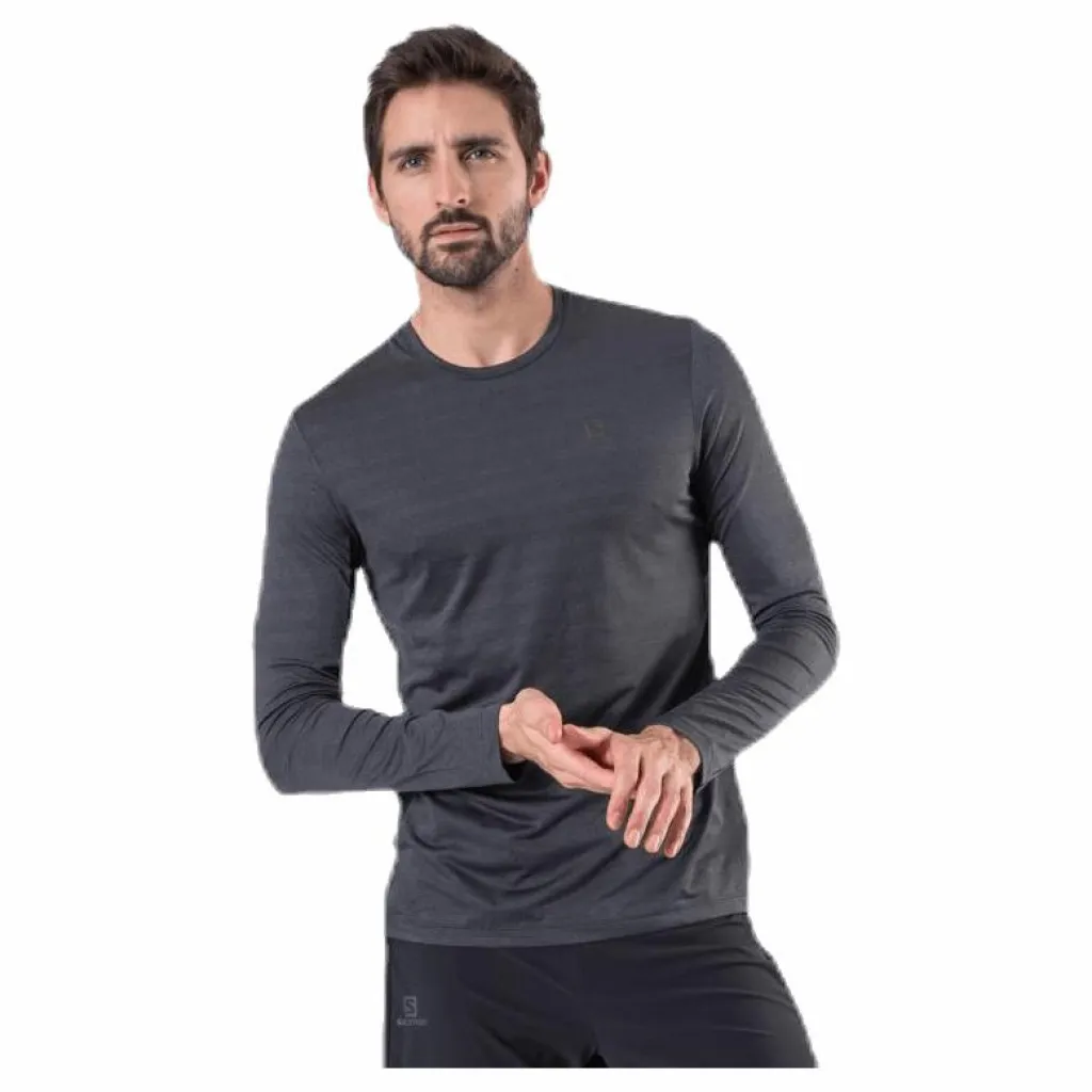 Salomon XA Long Sleeve Tee Black/Grey Svart och Grå Best