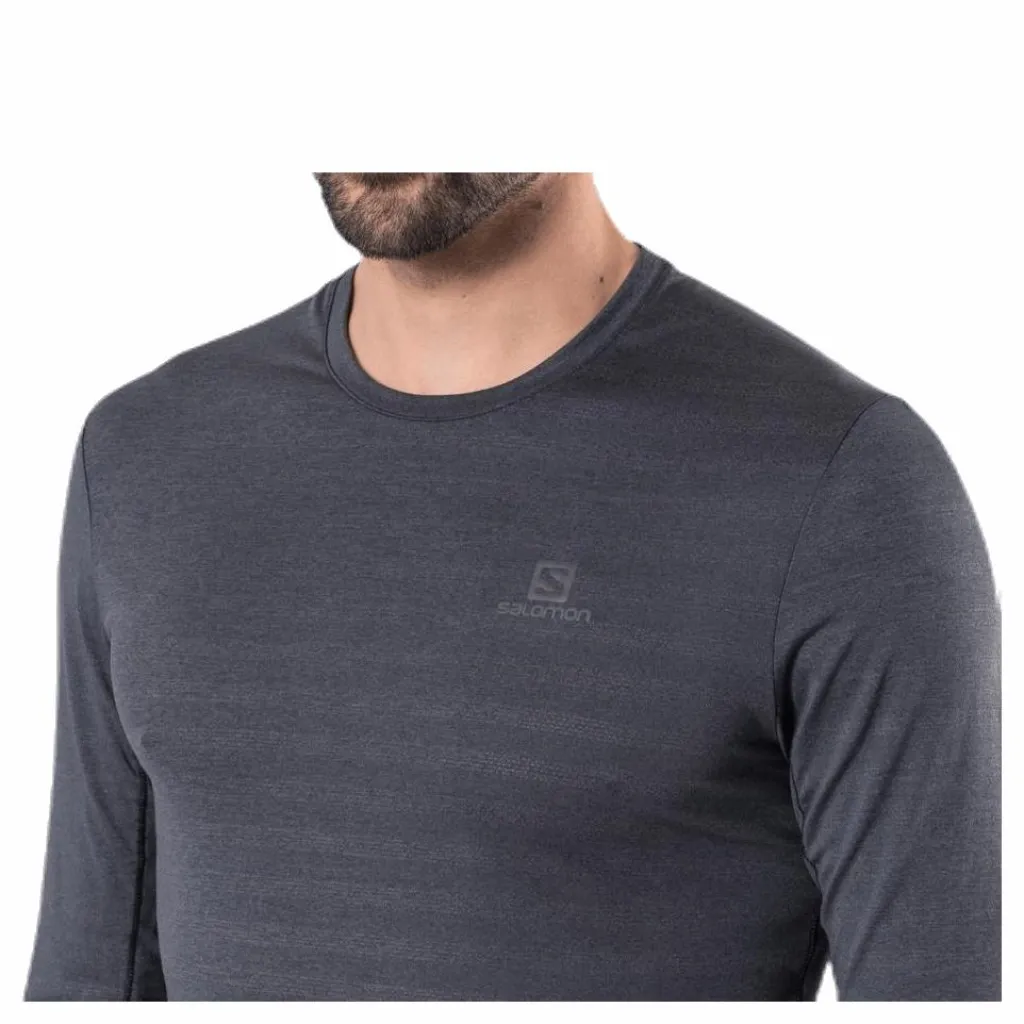 Salomon XA Long Sleeve Tee Black/Grey Svart och Grå Best