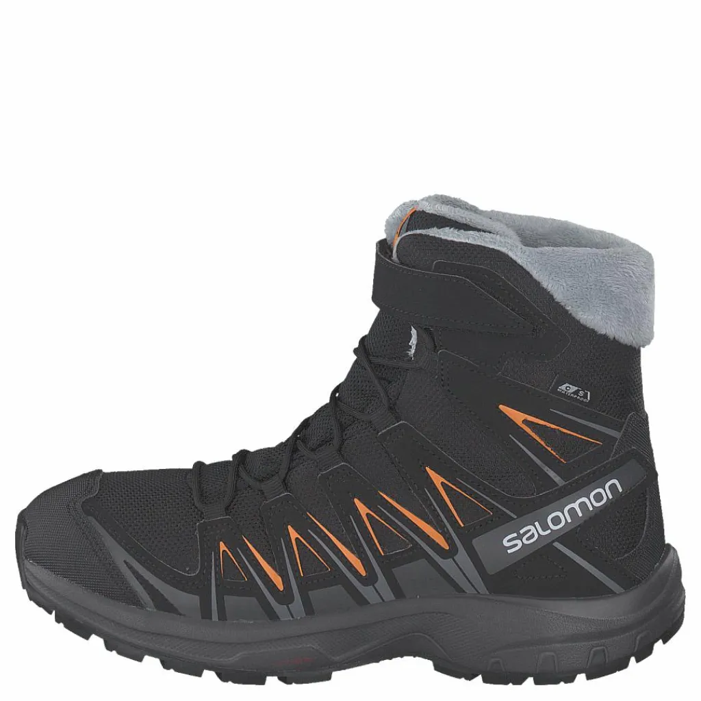 Salomon Xa Pro 3d Winter Ts Cswp J Black/magnet/tangelo Grå Online