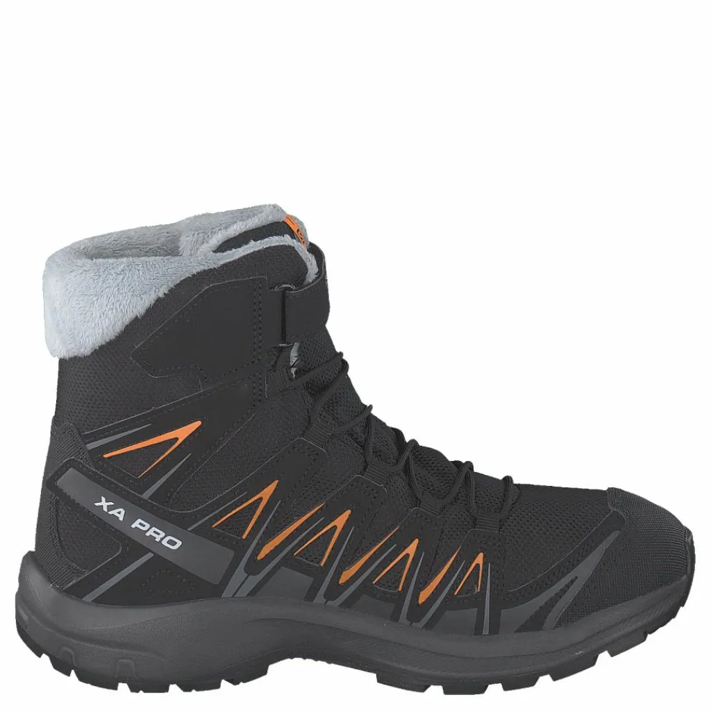 Salomon Xa Pro 3d Winter Ts Cswp J Black/magnet/tangelo Grå Online