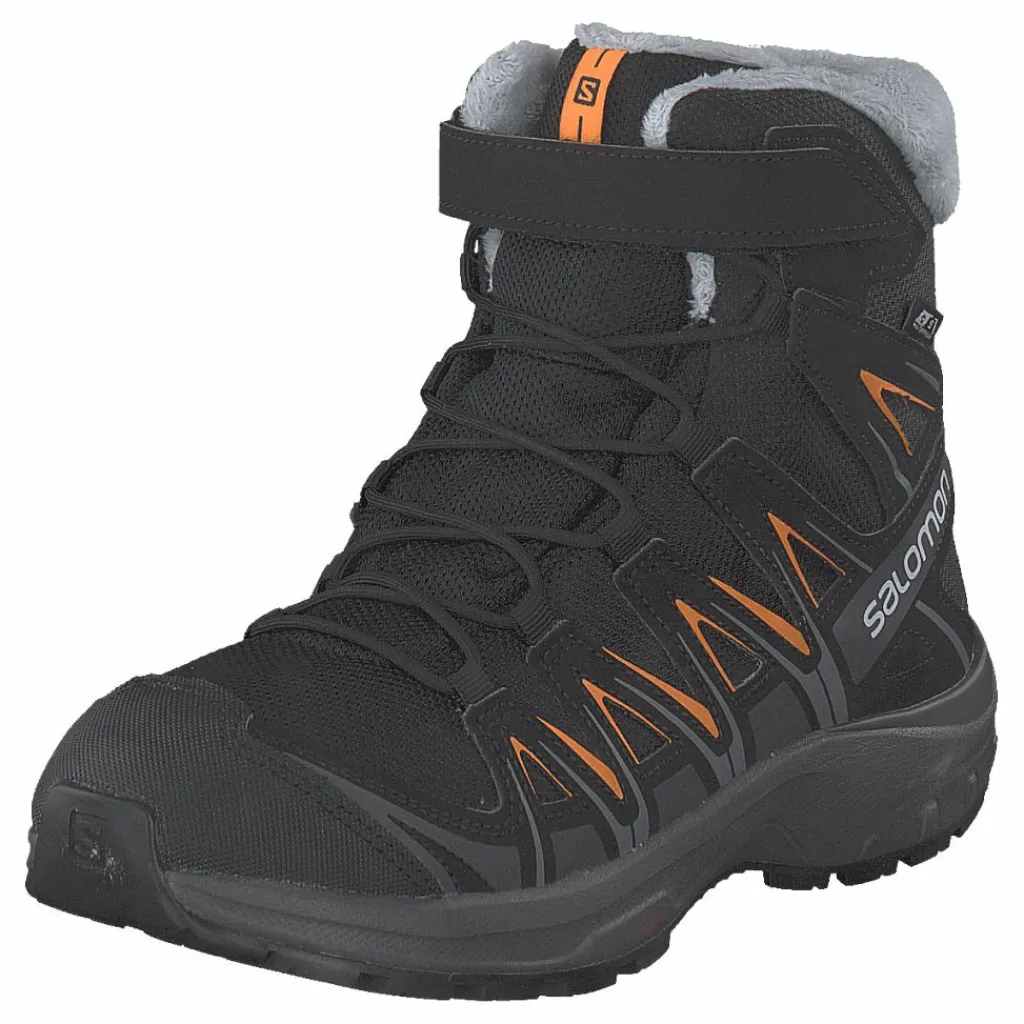 Salomon Xa Pro 3d Winter Ts Cswp J Black/magnet/tangelo Grå Online