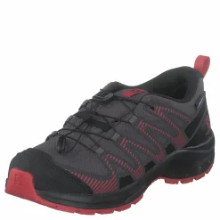 Salomon Xa Pro V8 Cswp J Magnet/black/poppy Red Grå och Svart Discount