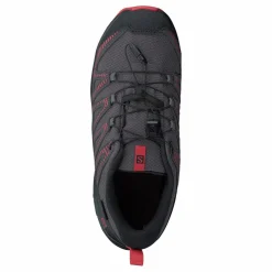 Salomon Xa Pro V8 Cswp J Magnet/black/poppy Red Grå och Svart Discount