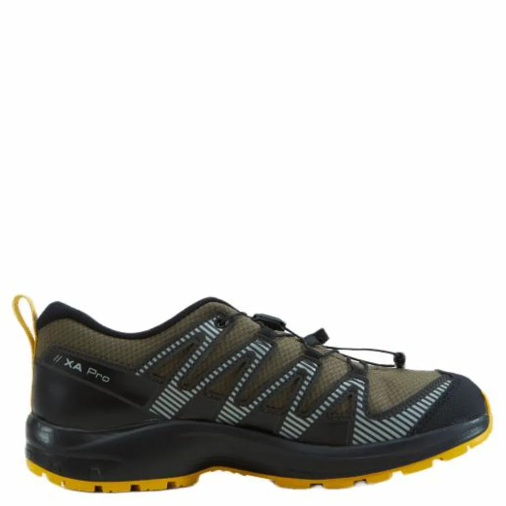 Salomon Xa Pro V8 Cswp J Olive Night/black/sulphur Clearance