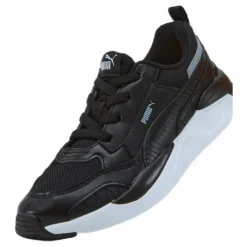 Puma X-ray 2 Square Ac Ps Black- Black- Sil Svart New